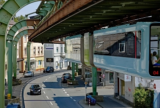 Schwebebahn in Wuppertal Ein Foto der Schwebebahn in Wuppertal.